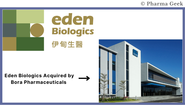 CDMO Assets from Eden Biologics Acquired by Bora Pharmaceuticals